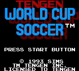 Tengen World Cup Soccer (USA, Europe)