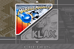 新游戏2合1-疯狂弹珠与立体方块 Marble Madness - Klax(US)(Destination Software)(32Mb)