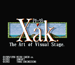 Xak - The Art of Visual Stage (Japan)