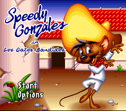 Speedy Gonzales in Los Gatos Bandidos (USA) (Beta 2)