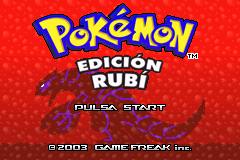 口袋妖怪-红宝石 Pokemon - Edicion Rubi(ES)(Nintendo)(128Mb)