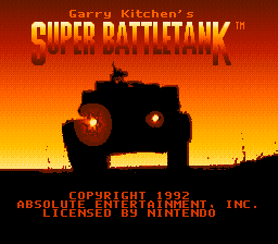 Garry Kitchen's Super Battletank (Europe)