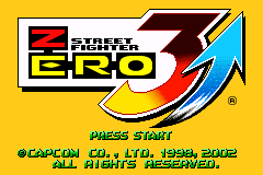 少年街霸3 Street Fighter Zero 3 Upper(JP)(Capcom)(64Mb)