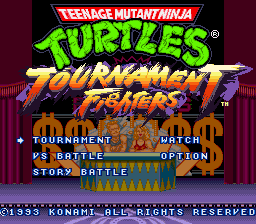 Teenage Mutant Ninja Turtles - Tournament Fighters (Australia)