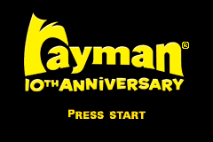 游戏2合1-雷曼10周年纪念版合集 Rayman 10th Anniversary - Rayman Advance + Rayman 3(US)(M5)(Ubi Soft)(128Mb)