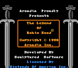 Legend of Robin Hood, The (USA) (Proto)