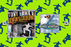 游戏2合1-托尼霍克地下滑板+凯利·史雷特职业冲浪 2 Games in 1 - Tony Hawk's Underground + Kelly Slater's Pro Surfer(UE)(Activision)(128Mb)