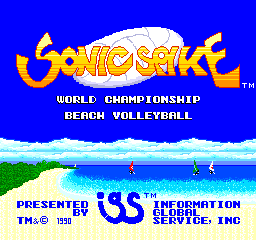 Sonic Spike - World Championship Beach Volleyball (USA)