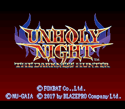 Unholy Night - The Darkness Hunter (USA) (Unl)