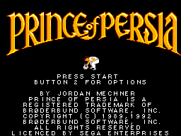 Prince of Persia (USA, Europe) (Beta)