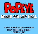 Popeye no Beach Volleyball (Japan)