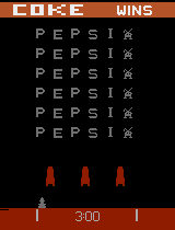 Pepsi Invaders (Atari) (Prototype)