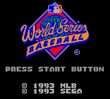World Series Baseball (USA)