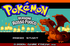 口袋妖怪-火红 Pokemon - Versione Rosso Fuoco(IT)(Nintendo)(128Mb)