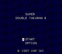 Super Double Yakuman II (Japan)